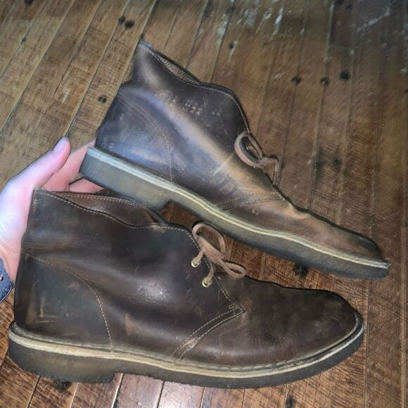 Original Desert boot size 11 rustic leather chukka shoes - Picture 2 of 6